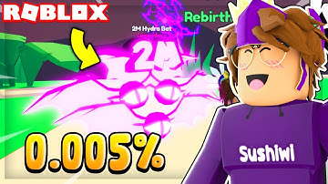 I Got The NEW 2M EVENT Hydra Bat 0.005% CHANCE Tapping Simulator! (Roblox)