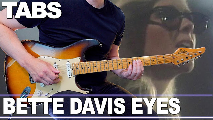 Bette Davis Eyes Guitar version - Guitar performance video thumbnail