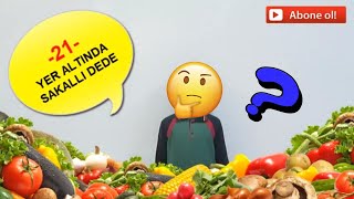 Yerli Malı Haftası İçin Sebze Bilmeceleri