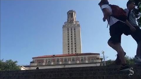Hyperlapse: First day of fall semester at UT Austin