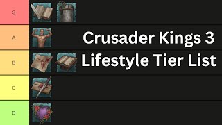 Crusader Kings 3 Lifestyle Tier List