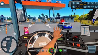 Bus Simulator : Ultimate | Off Road | Toll Naka Police 🚓🏁❌ Zuuks | Mobile Gameplay | Bus Masters