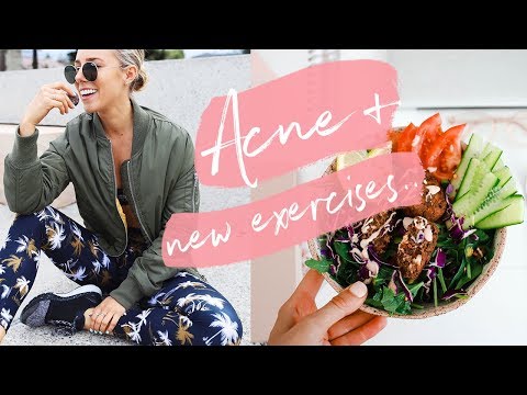 MY ACNE CAME BACK!? New Gym Routine + Healthy Meals | Day In The Life!