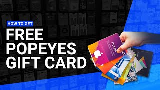 Popeyes Coupons-How to Get Free Popeyes Gift Card Easily!