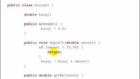 Java return statement in Somali (part 2)