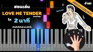 สอนเปียโนเพลงง่ายๆ Love Me Tender สำหรับมือใหม่และเด็กจิ๋ว ดูจบแล้วเล่นได้แน่นอน (LV.1 Tutorial) #3