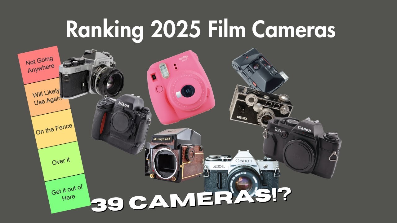 Рейтинг всех пленочных фотоаппаратов, которыми я пользовался в 2025 году.