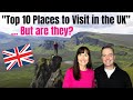 Americans React to “Top 10 Places to Visit in the UK” #anglophile #ukreaction