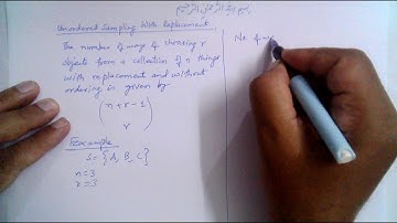 Muhammad Farooq-i-Azam: Unordered Sampling With Replacement