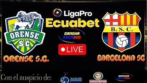 🛑 EN VIVO - PARTIDO ORENSE SC VS BARCELONA SC | FECHA 3 FASE 2 - LIGAPRO | Formato AUDIO
