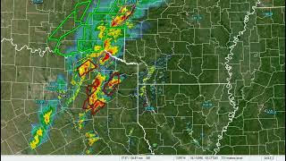 11/04/22 Tornado Outbreak Radar Loop (KSHV)