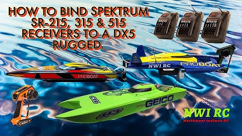 HOW TO BIND ANY SPEKTRUM SR-215, 315 & 515 TO A DX5 RUGGED