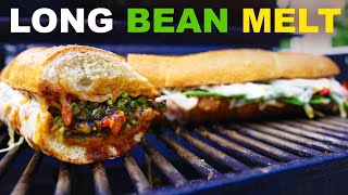 Grilled Chinese Long Bean Sandwich (Bringing Sexy Beans E2)