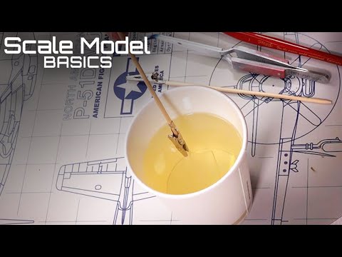 Scale Model Basics: Dipping clear parts in Pledge Floor Gloss