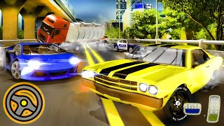 Super Highway Speed Car Racing - Bus Driving Game | Android Gameplay screenshot 1