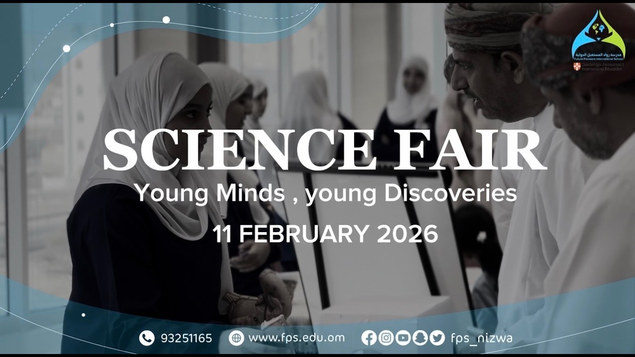 SCIENCE FAIR - Young Minds , young Discoveries11 FEBRUARY 2026