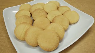 气炸锅【牛油饼干】【只需3种材料】 Air Fryer【Butter Cookies】【Simple 3 Ingredients ONLY】