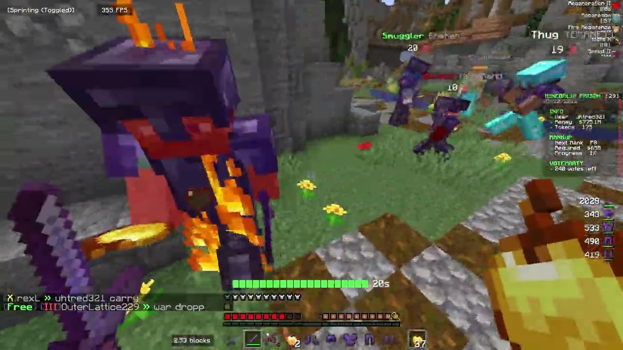 Minemalia Prison War Opx vs Top1 Best Moments