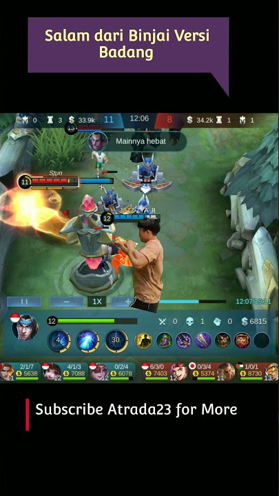 Salam dari Binjai Versi Badang #shorts #epicmoments #mobilelegends #funnymoments #salamdaribinjai