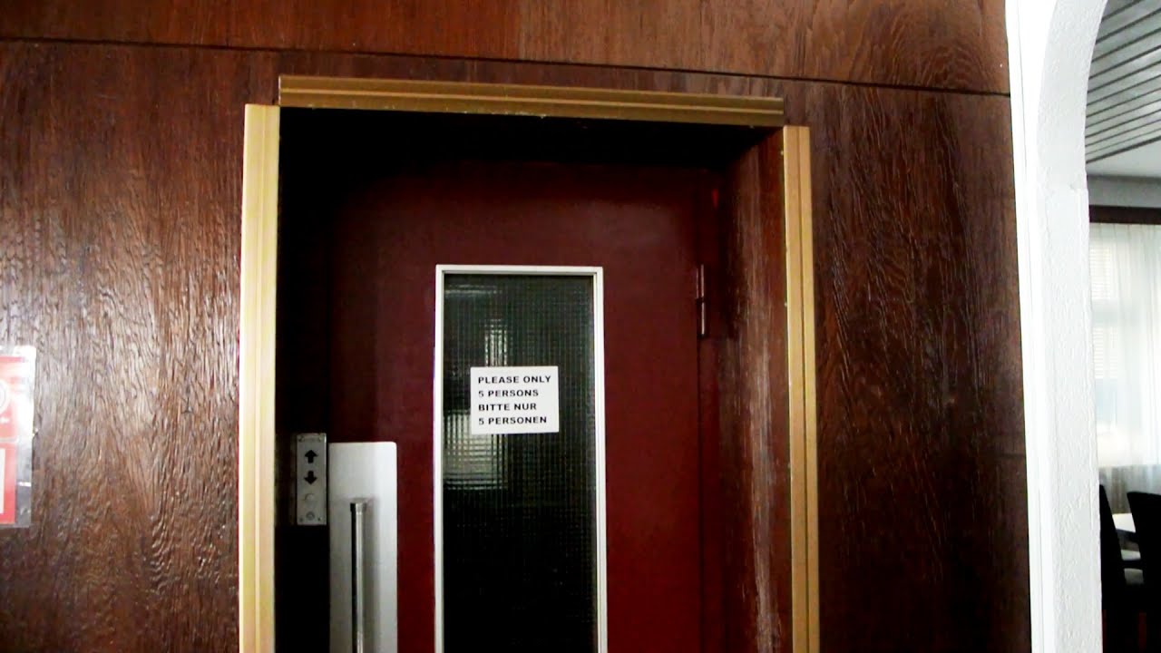 Tour of the epic Schindler elevators (pop-out + R-series) @ Hotel*** Calipso, Paradiso, Switzerland