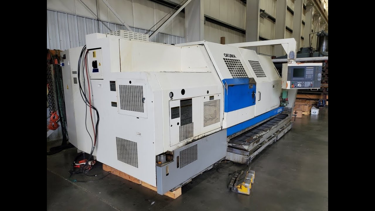 OKUMA LB35II CNC LATHE at Hildebrand Machinery YouTube