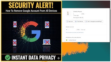 Hoe u uw Google-account van alle apparaten verwijdert