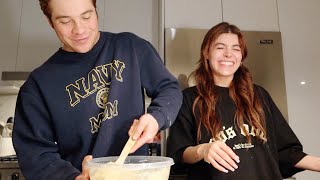 sab's cooking show ft. oliver | lets talk and make banana bread !!