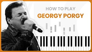 How To Play Georgy Porgy By Toto On Piano - Piano Tutorial (Part 1)