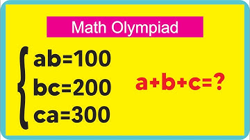 Olympiad Math Puzzle: Can You Find a + b + c?