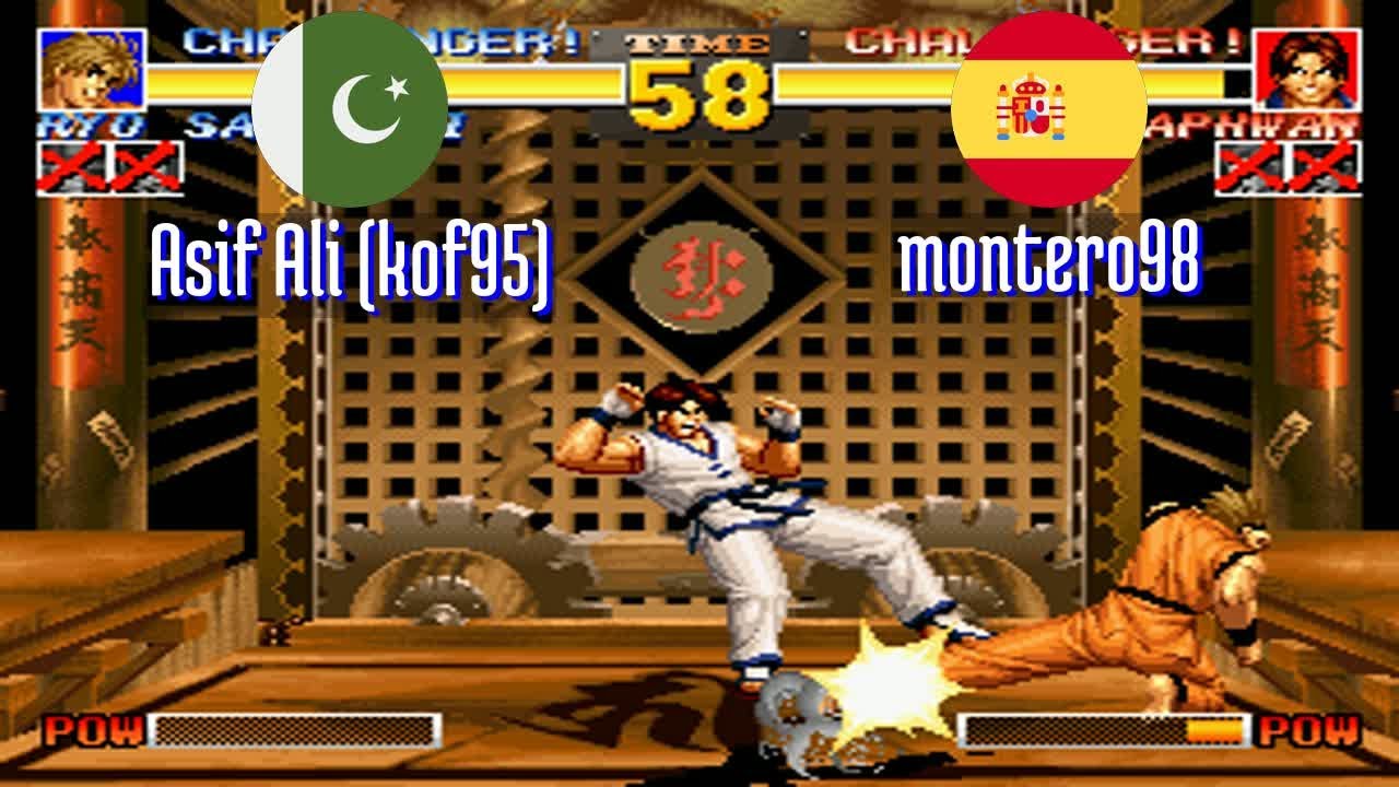 FT5 @kof95: Asif Ali (kof95) (PK) vs montero98 (ES) [King of