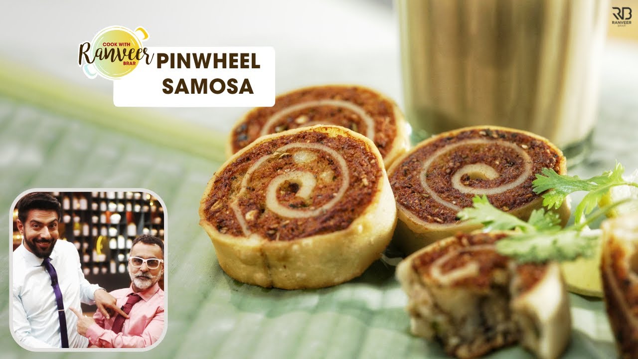 समोसा पिनव्हील् | Samosa Pinwheel by Chef Vineet | क्रिस्पी समोसे / आलू भाकरवड़ी | Chef Ranveer Brar