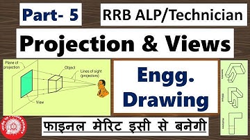[Part 5] Engineering Drawing for RRB ALP/Technician, Projection & Views, CBT 2 Preparation