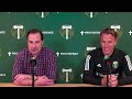 Ned Grabavoy and Phil Neville talk to media following 2024 MLS season