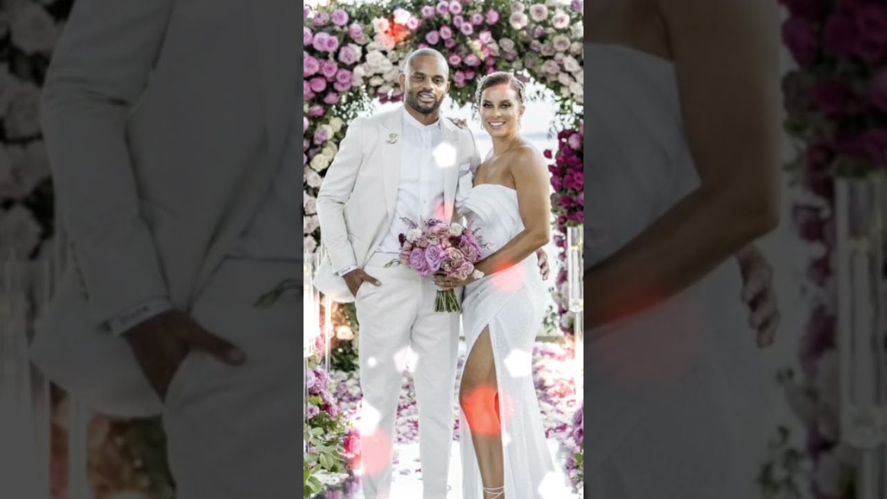 Robyn and Juan Dixon Wedding look.