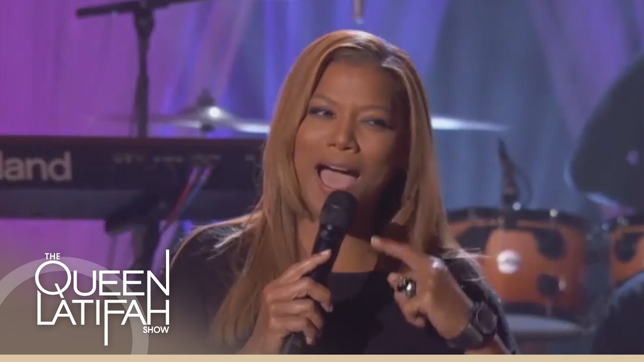 Queen Latifah Singing I'm Gonna Live Till I Die on The Queen