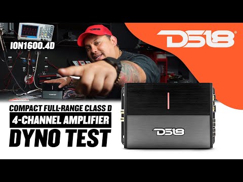 DS18 ION 1600.4D (DYNO) Compact Full Range Class D 4-Channel Amplifier @DS18Sound