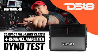 DS18 ION 1600.4D (DYNO) Compact Full Range Class D 4-Channel Amplifier