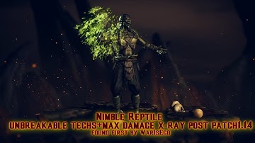 Reptile Nimble Unbreakable Tech Post Patch 1.14