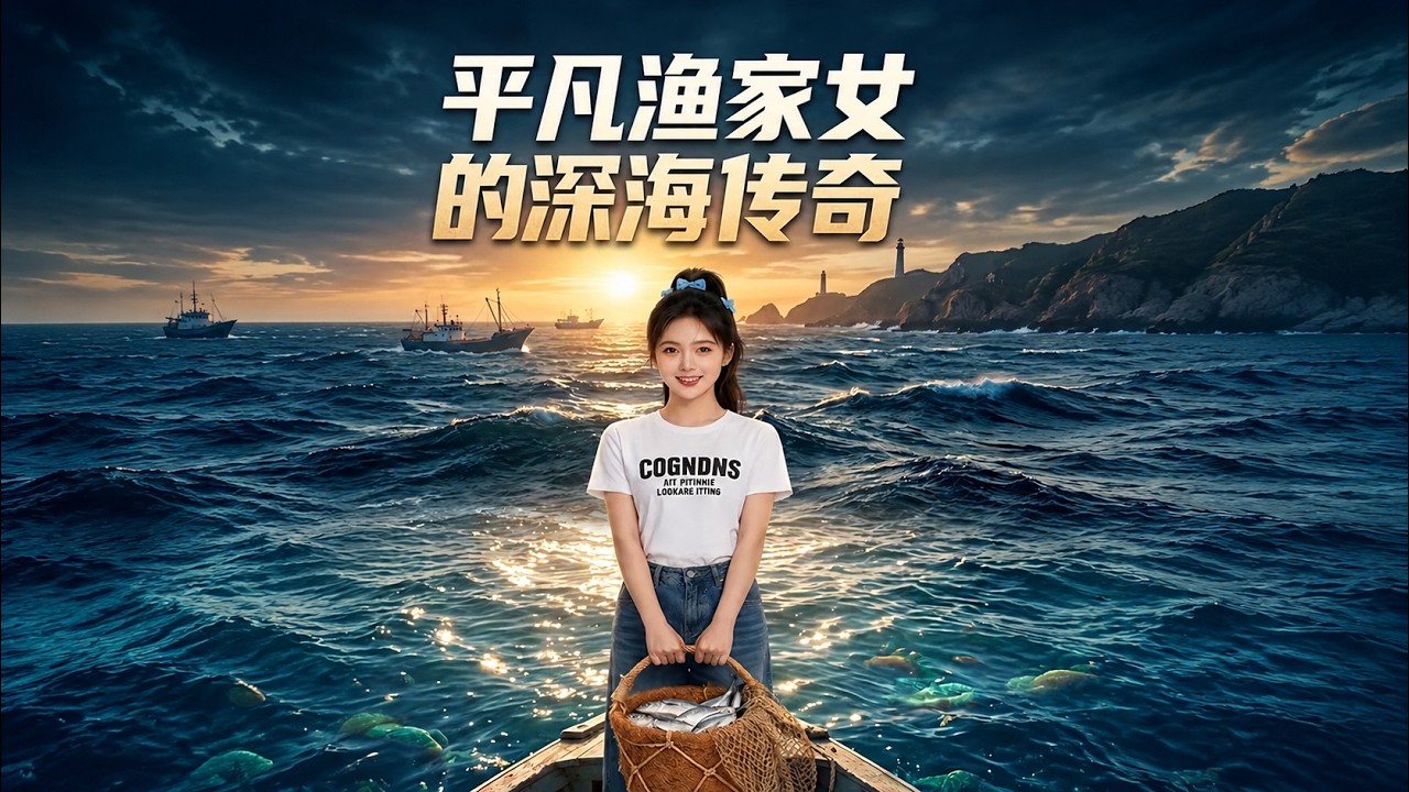 【完整版】AI短剧《平凡渔家女的深海传奇》渔家女水性超群,父亲急需巨额手术费。恶霸设局逼她闯深海禁区捞稀世珍珠。她不惧凶险,凭专业知识与超强胆识,找到珍稀帝王蟹!#短剧 #完结 #蔓蔓書屋 #大结局 poster
