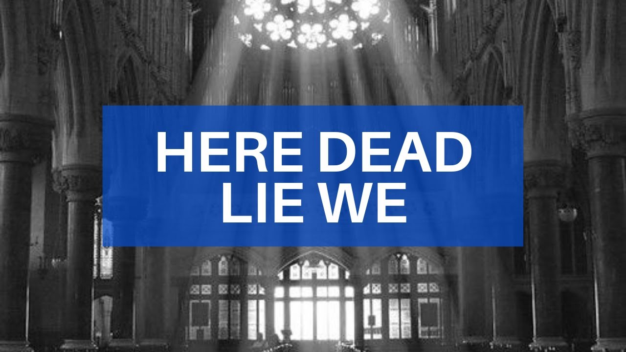 Here Dead Lie We (extract) Carol J Jones YouTube