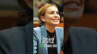 Lindsay Lohan through the years #shorts #evolution #shortsvideo