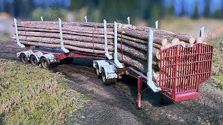 SnowRunner Season 16 new gooseneck logging trailer