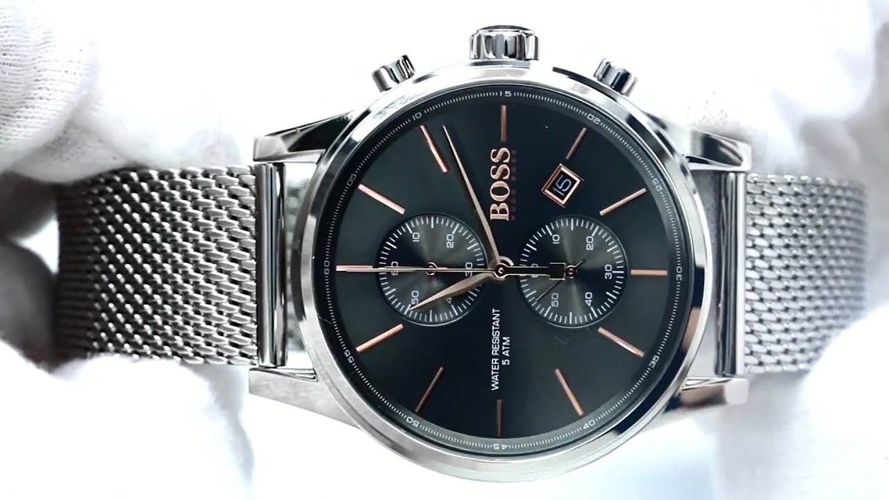 Hands On With The Men's Hugo Boss Watch 1513440 - YouTube