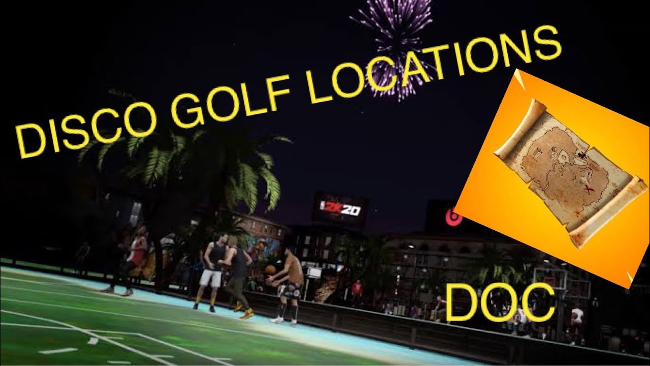 NEW TREASURE MAP LOCATION 2K20/dico golf and docs locations - YouTube