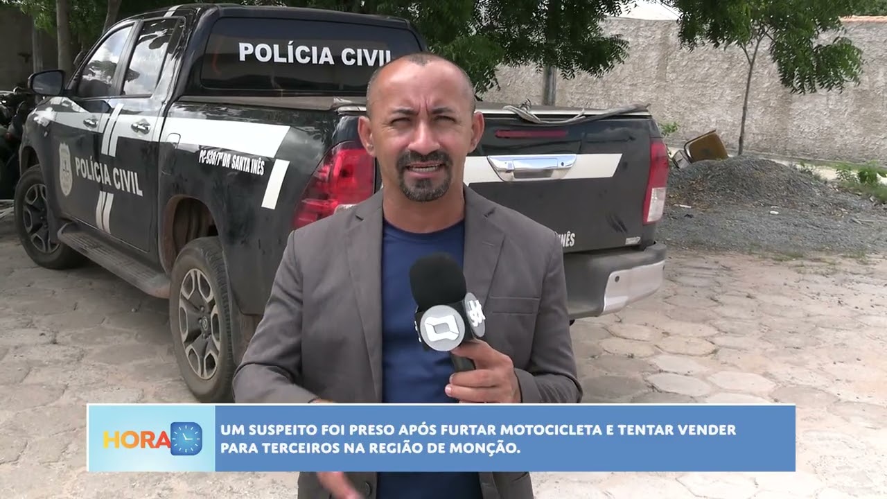 MOTO FURTADA EM MONÇÃO