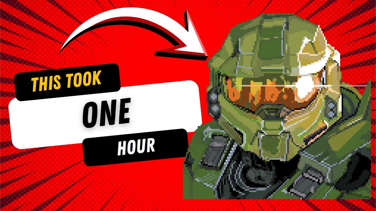 Inspiration Pixel Art in Aseprite 8 - Master Chief - YouTube