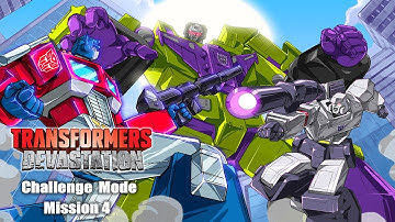 Transformers Devastation Challenge Mode (Commander Difficulty) - Mission 4 (SS Rank)