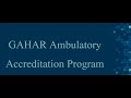 Gahar ambulatory accreditation