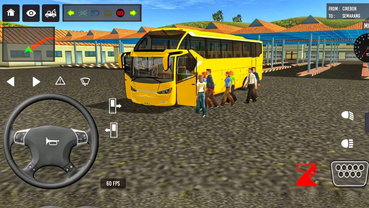 😜BUS SIMULATOR INDONESIA ll Euro Coach Bus Simulator