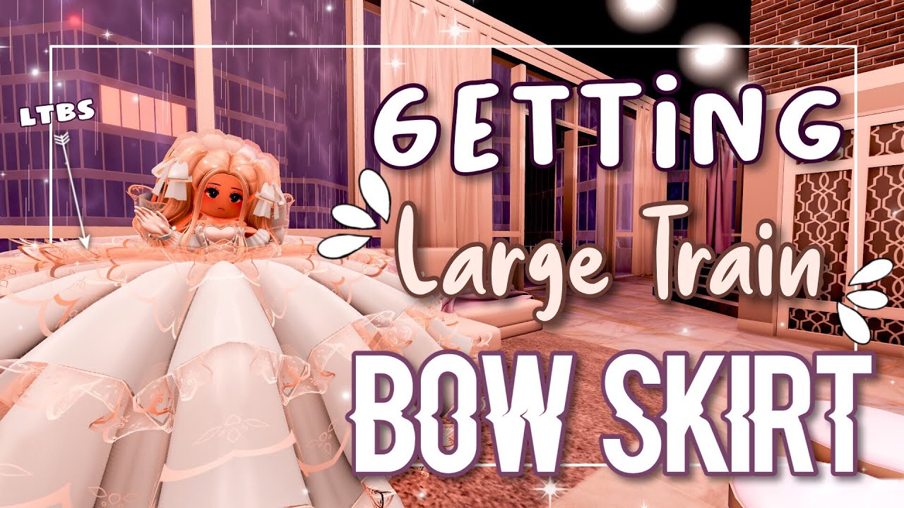 How much is large train bow skirt worth